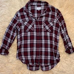 💚COTTON ON Plaid Button Down Shirt